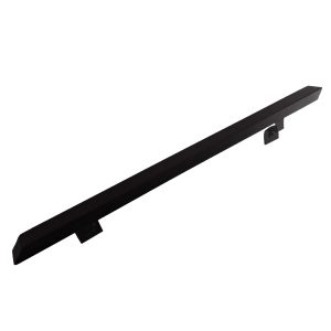 Rectangular Handrail for Stairs – Angle Cut Modern Powder-Coated Metal Rail (2×1)