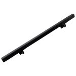 Square Straight Cut Handrail for Stairs – Clean Line Powder-Coated Metal Rail (1.5×1.5)